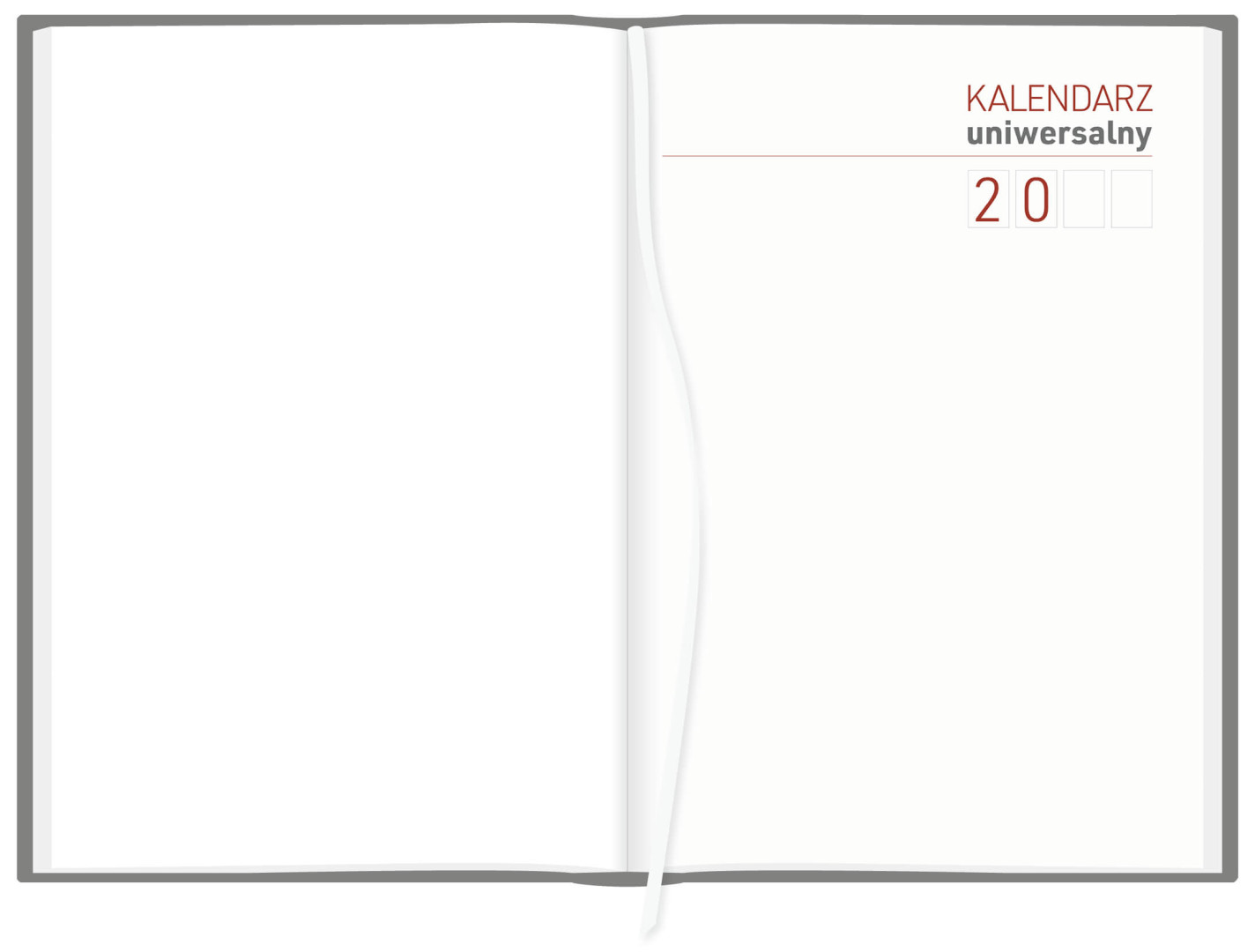 Kalendarz książkowy A4 dzienny Uniwersalny Vivella czarny 238 Wokół Nas